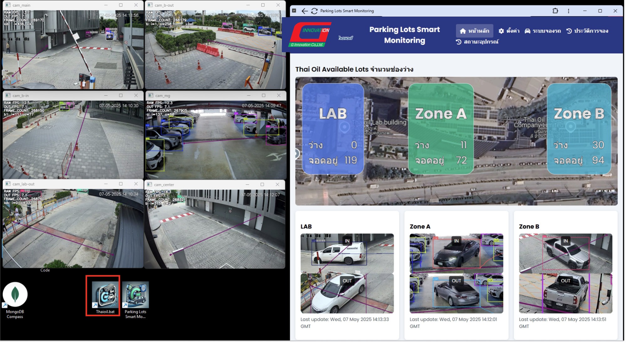 Dashboard & CCTV